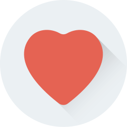 Heart symbol icon