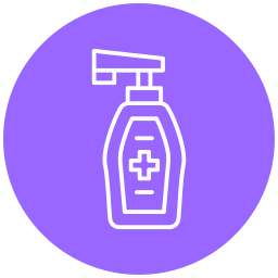Hand sanitizer icon
