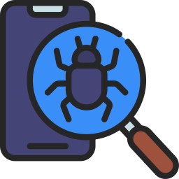 rilevatore di bug icona