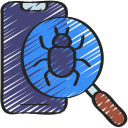 detector de bug Ícone