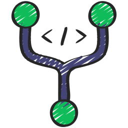 Code fork icon