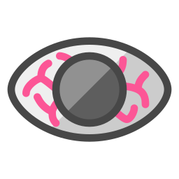 Red eye icon