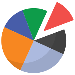 diagramme circulaire Icône