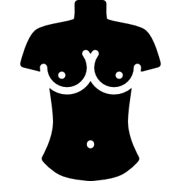 Женский торс иконка