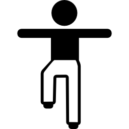 Boy Balance Position icon
