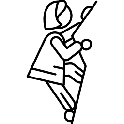 vrouw klimmen icoon
