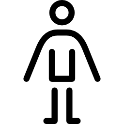 człowiek stojący ikona