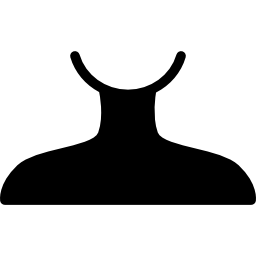 collo umano icona