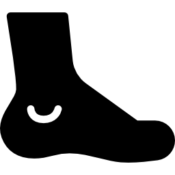 linker voet icoon