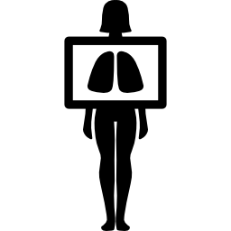 x ray płuc ikona
