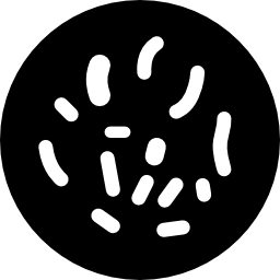 bacteriën cirkel icoon