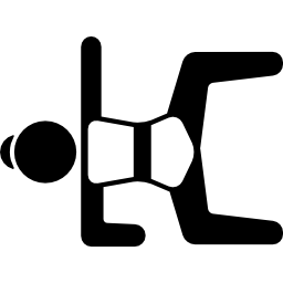 Girl Stretching Arm On Floor icon
