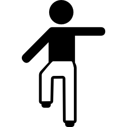 Man Lifting Leg icon