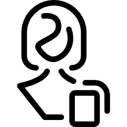 Women ID Card icon