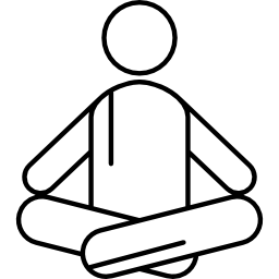 yoga position icon