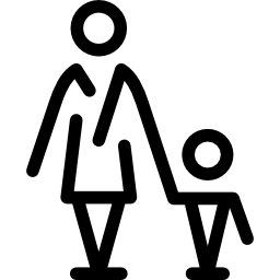 mãe e filho Ícone