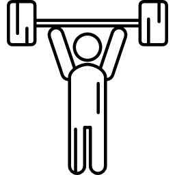 fitness voor mannen icoon