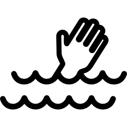 물에 손 icon