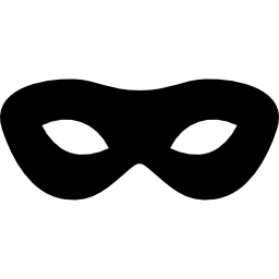 máscara de carnaval pequeña icono
