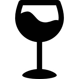 verre à vin surdimensionné Icône