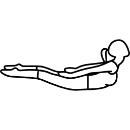 Woman Upside Down Stretching Body icon