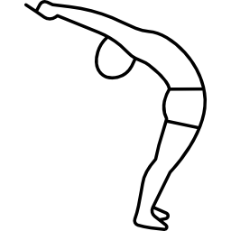 Man Stretching Back icon