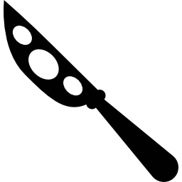 coltello da pizza icona
