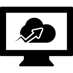 analisi delle nuvole icona