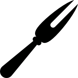tenedor de carne icono