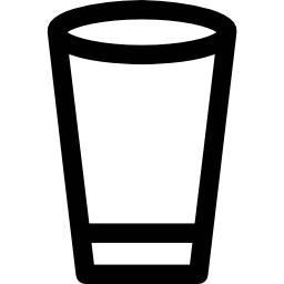 vaso de pinta icono