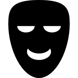 maschera sorriso icona