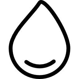 gran gota de agua icono