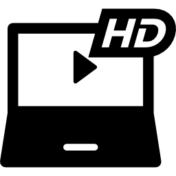 vídeo hd icono