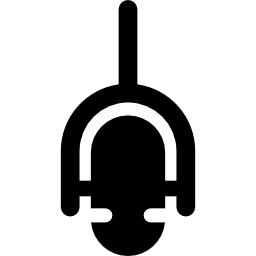 studio-microfoon icoon