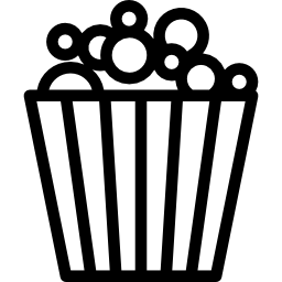 popcorn kinowy ikona