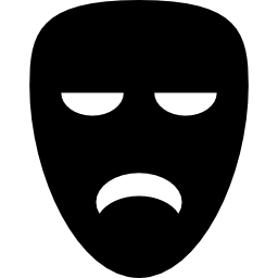 droevig masker icoon