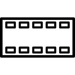 horizontale filmstrip icoon