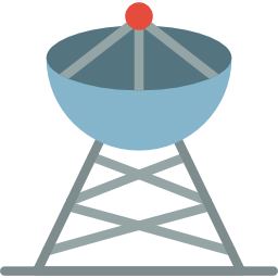 Satellite dish icon