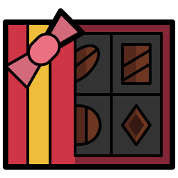 Chocolate box icon