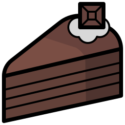 chocoladetaart icoon