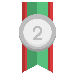medalla de plata icono