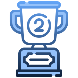 Silver cup icon