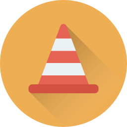 Traffic cone icon