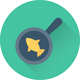 Fried fish icon
