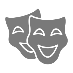 máscaras de teatro Ícone