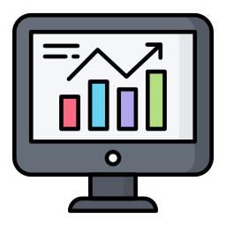 Analytic chart icon