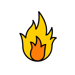 ogień ikona