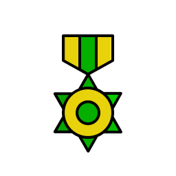insignia de la cinta icono