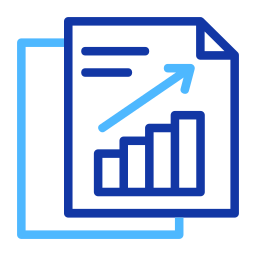 rapport de données Icône