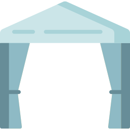 duży namiot ikona